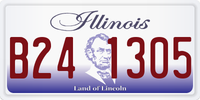 IL license plate B241305