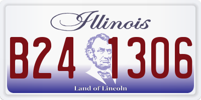 IL license plate B241306