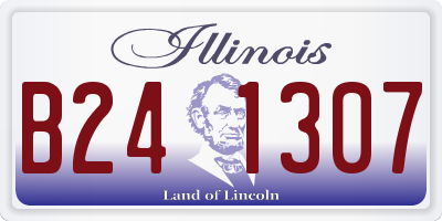 IL license plate B241307
