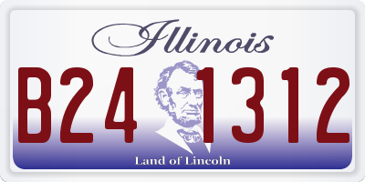 IL license plate B241312
