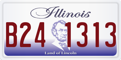 IL license plate B241313