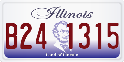IL license plate B241315