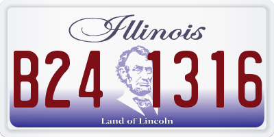 IL license plate B241316