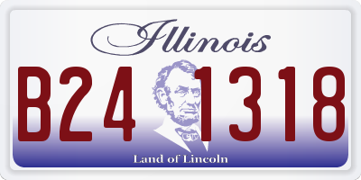 IL license plate B241318