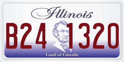 IL license plate B241320