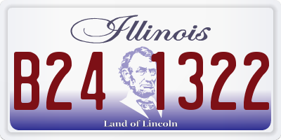 IL license plate B241322