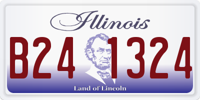 IL license plate B241324