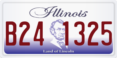 IL license plate B241325