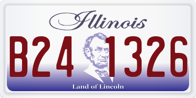 IL license plate B241326