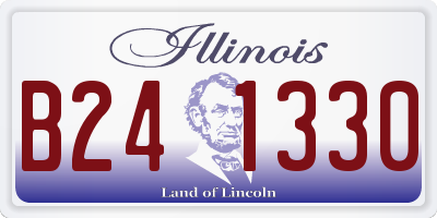 IL license plate B241330