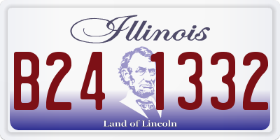 IL license plate B241332