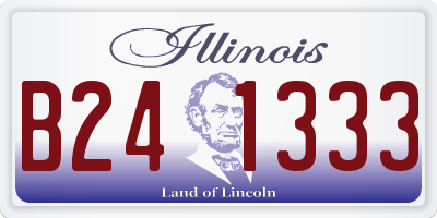 IL license plate B241333