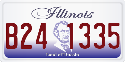 IL license plate B241335