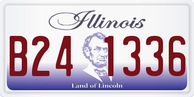 IL license plate B241336