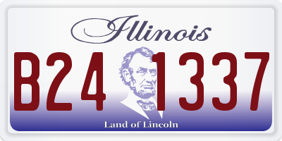 IL license plate B241337