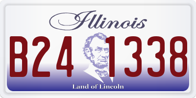 IL license plate B241338