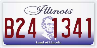 IL license plate B241341