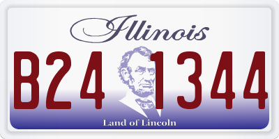 IL license plate B241344