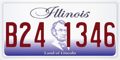 IL license plate B241346