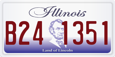 IL license plate B241351