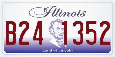 IL license plate B241352