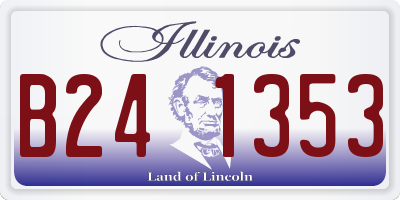 IL license plate B241353