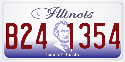 IL license plate B241354