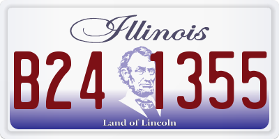 IL license plate B241355
