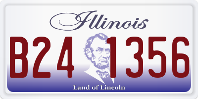 IL license plate B241356