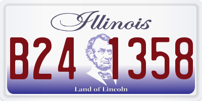 IL license plate B241358