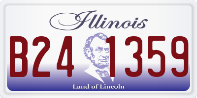 IL license plate B241359