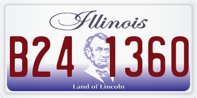 IL license plate B241360