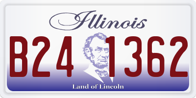 IL license plate B241362