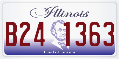 IL license plate B241363
