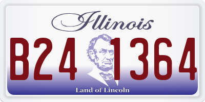 IL license plate B241364