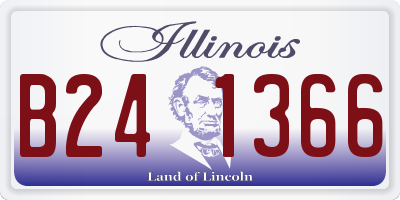IL license plate B241366