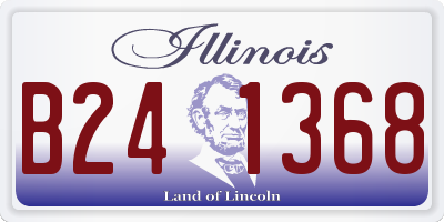 IL license plate B241368