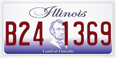 IL license plate B241369