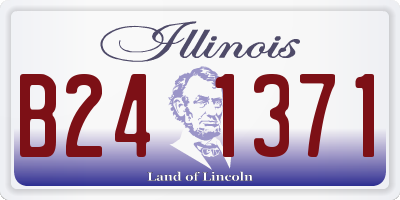 IL license plate B241371