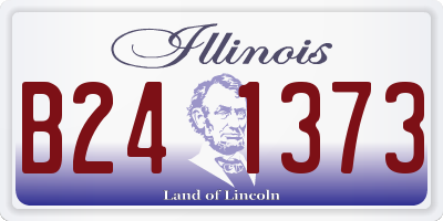 IL license plate B241373