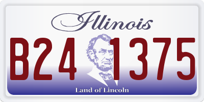 IL license plate B241375