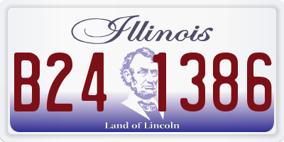 IL license plate B241386