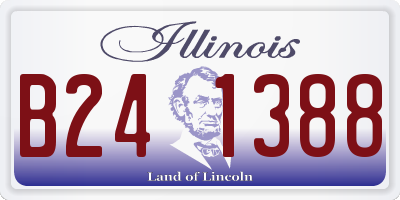 IL license plate B241388