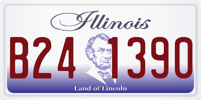 IL license plate B241390