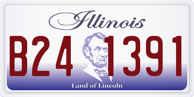 IL license plate B241391
