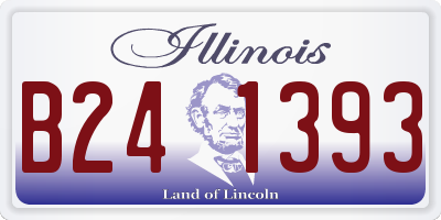 IL license plate B241393