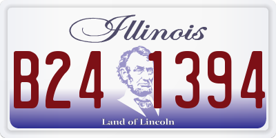 IL license plate B241394