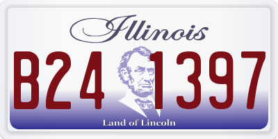 IL license plate B241397