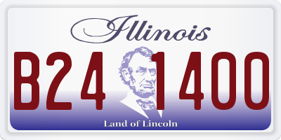 IL license plate B241400