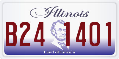 IL license plate B241401